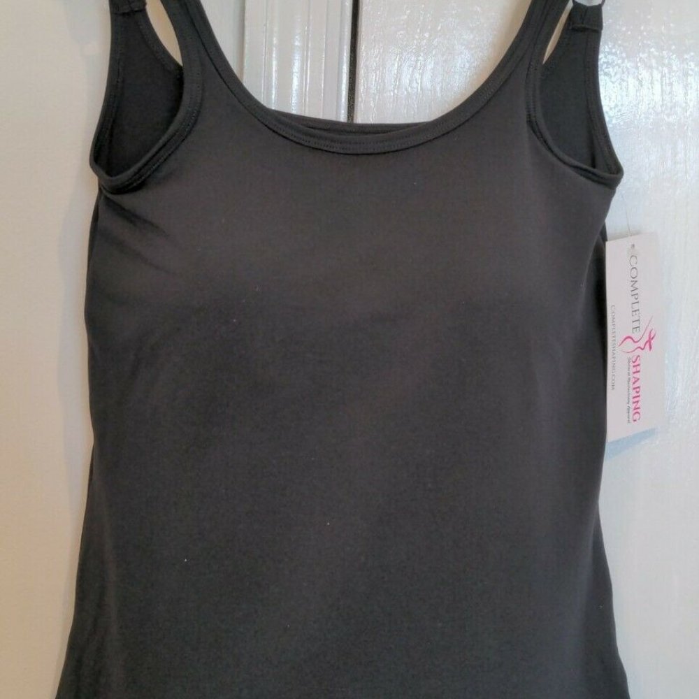 Mastectomy Camisole with Integrated Prosthetics, Small w B Cup, New, Black, NWT